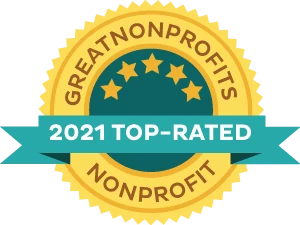 GreatNonprofits 2021 Top-Rated Nonprofit award