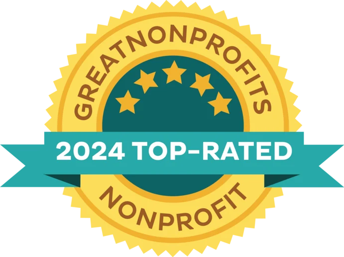 GreatNonprofits 2024 Top-Rated Nonprofit award
